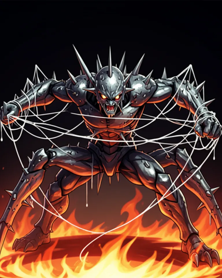 Portrait of Metal acid spider