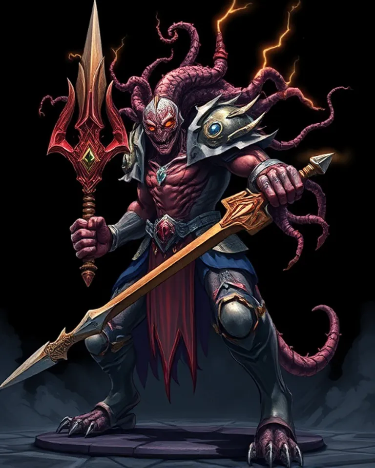 Portrait of The Mutant of Combined Dead