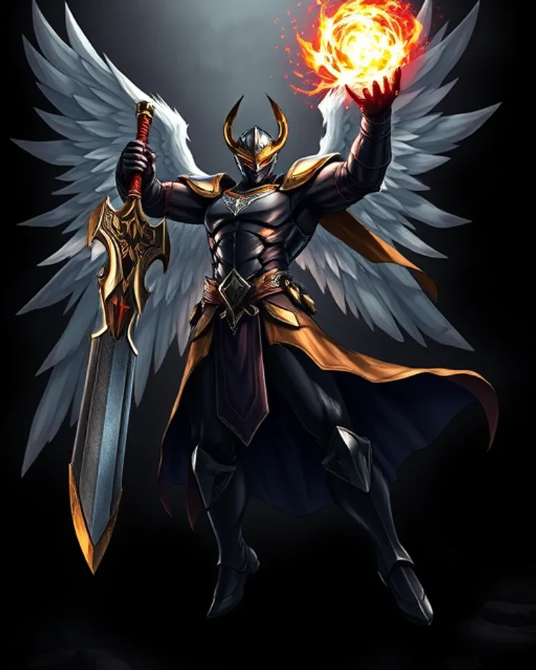 Portrait of Lord of Black and White