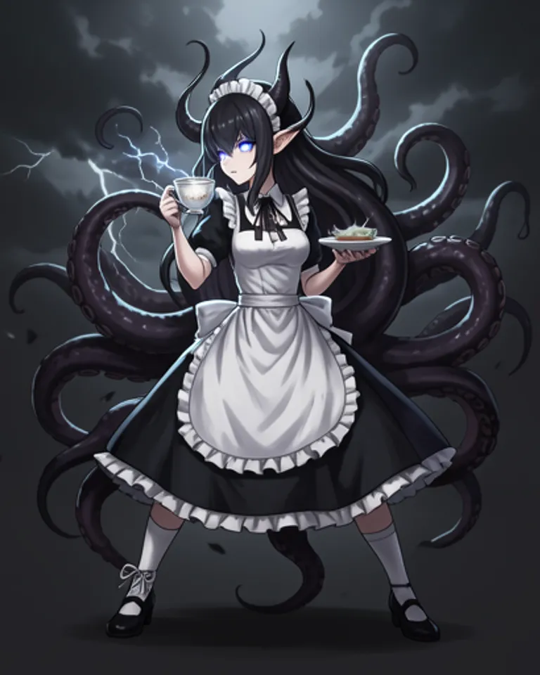 Portrait of Eldritch maid