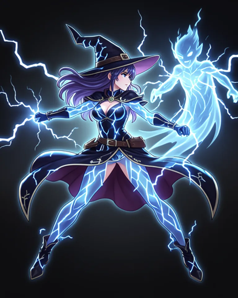 Portrait of Lightning witch reborn!
