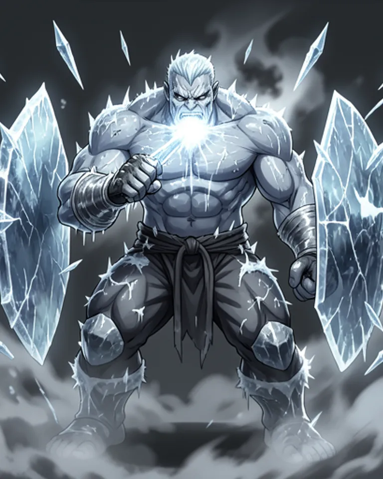 Portrait of The Frozen Man