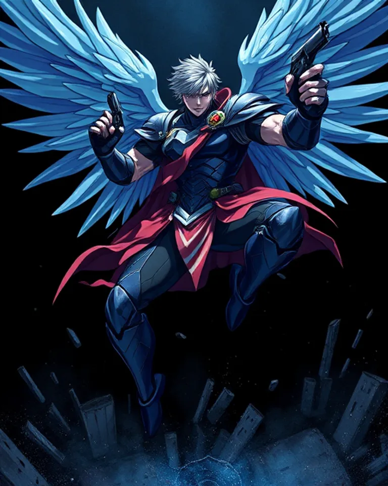 Portrait of azure the invulnerable