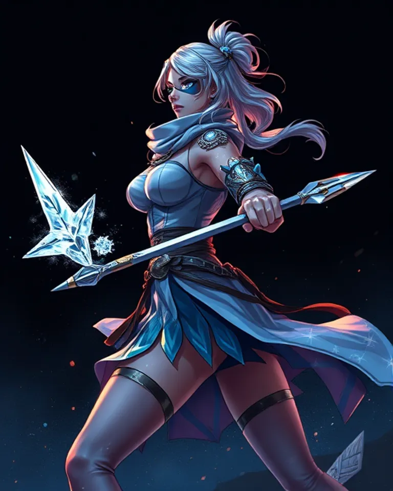 Portrait of Frostika the Blind