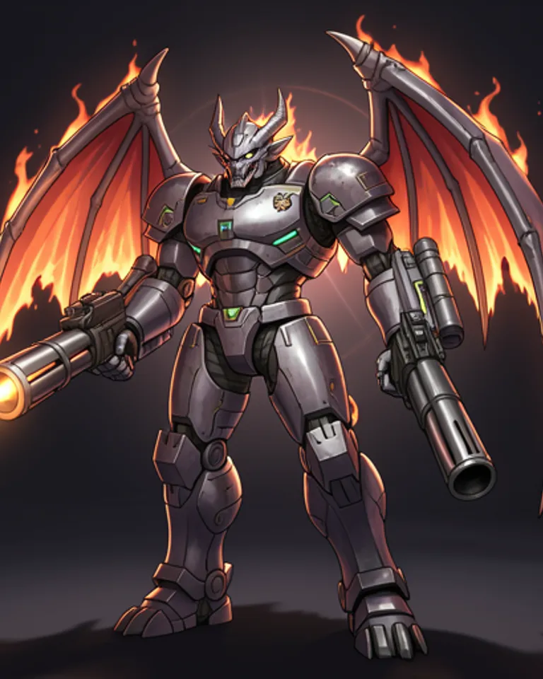 Portrait of Mecha Dragon - Weapon A