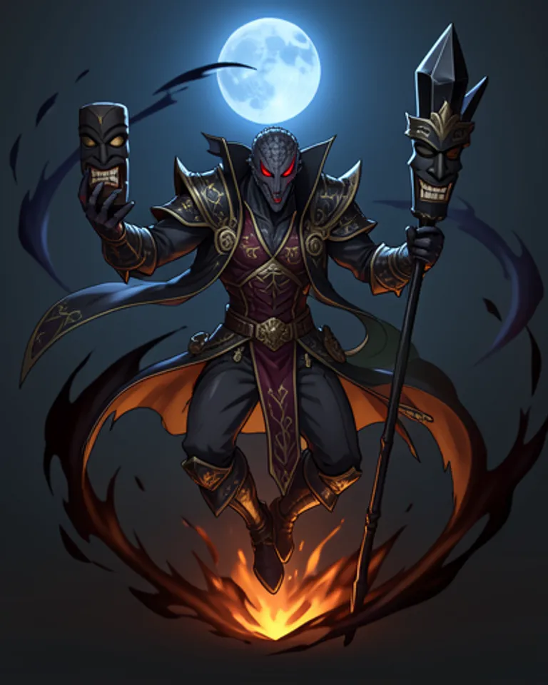 Portrait of Dr Facilier Returns