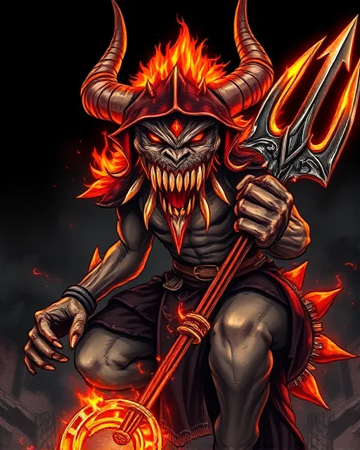 Portrait of Bone Demon