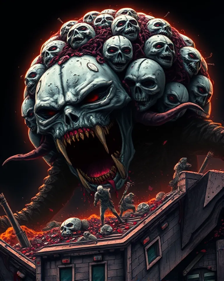 Portrait of Mountain of Smiling Bodies
