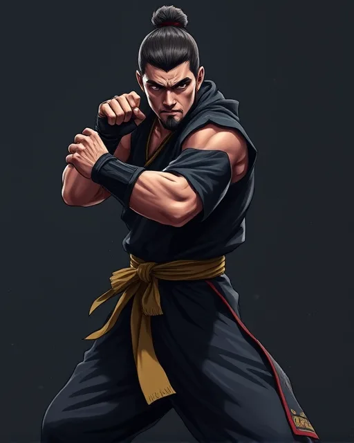 Portrait of Steel Monk