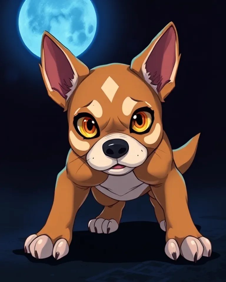 Portrait of Harmless doggy
