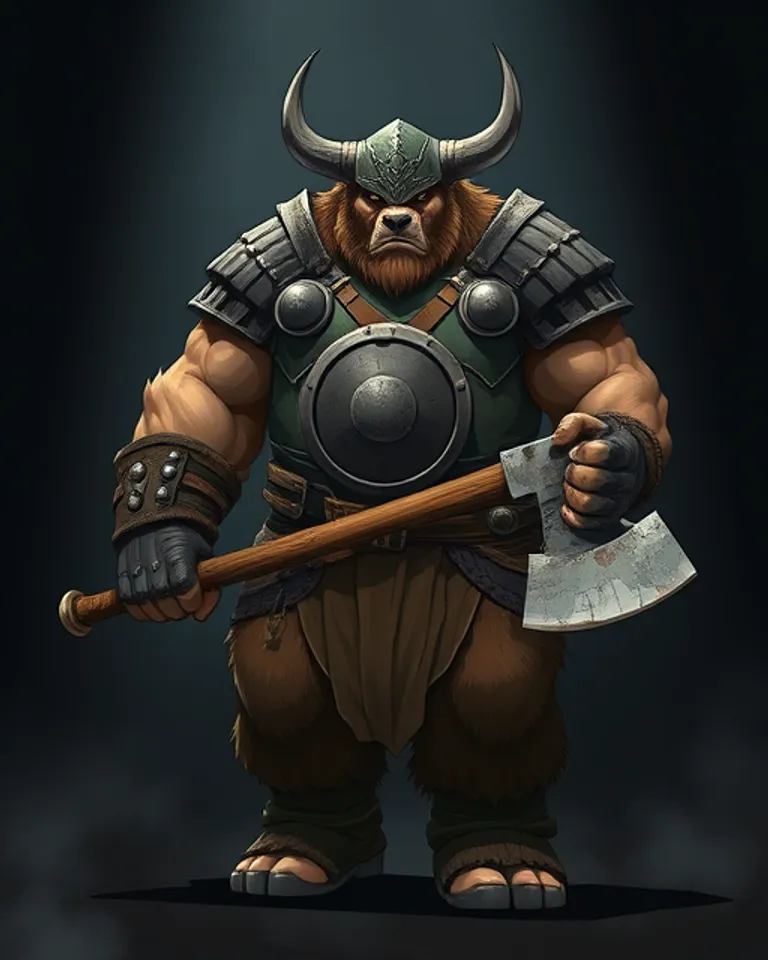 Portrait of Westwood the kodiak