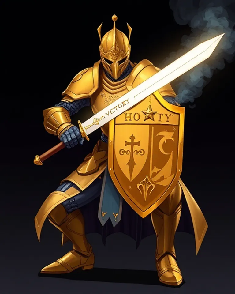 Portrait of Holy Knight