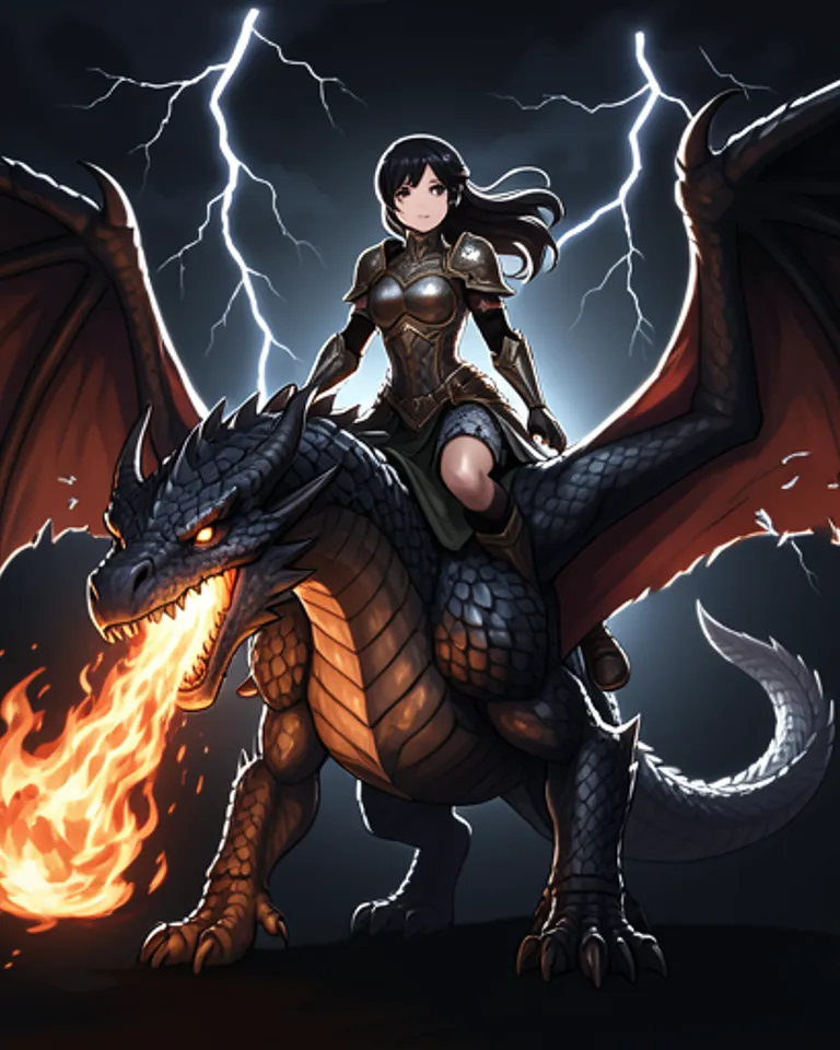 Portrait of Thea the dragon tamer