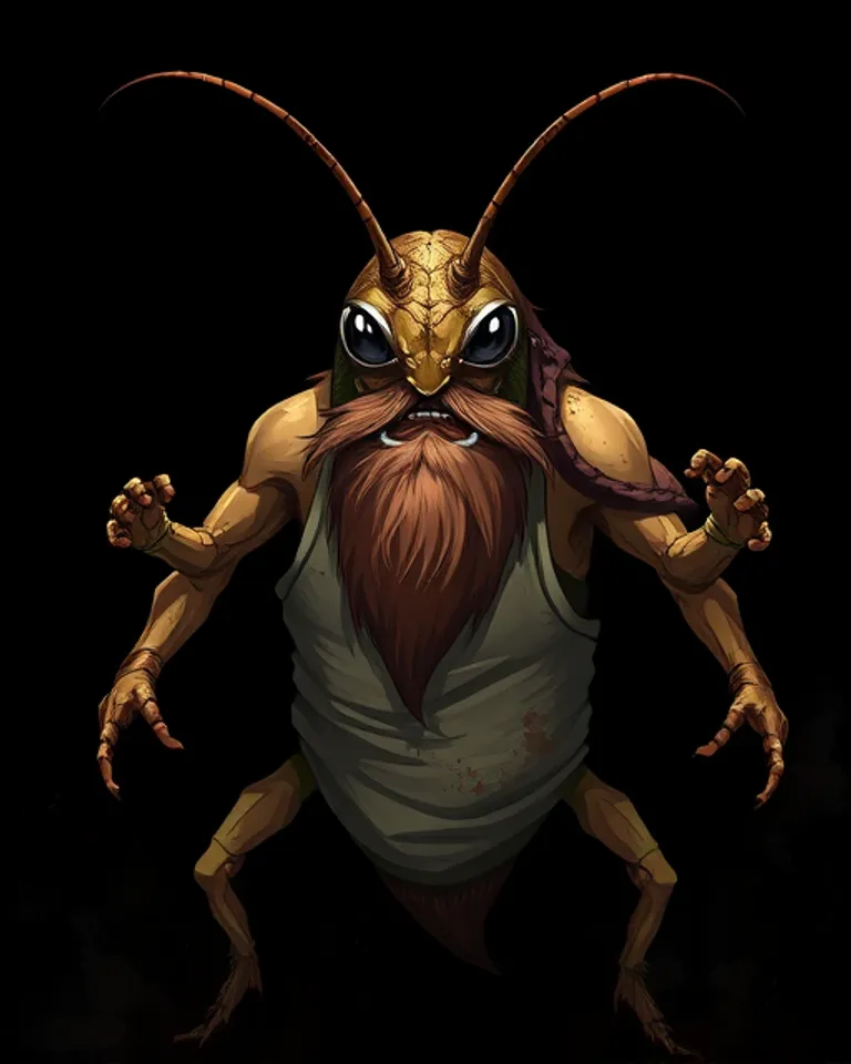 Portrait of Cockroach king