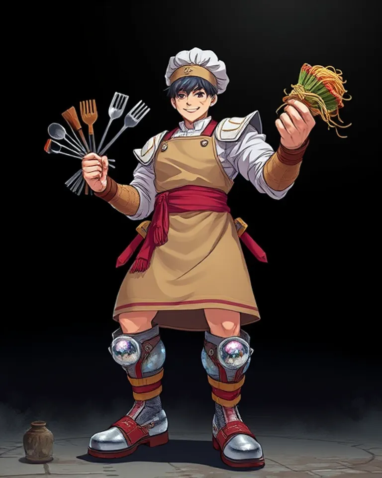 Portrait of Cook From The Nether Kitchen