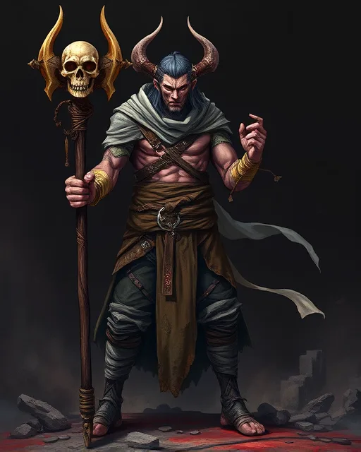 Portrait of Blood Warlock