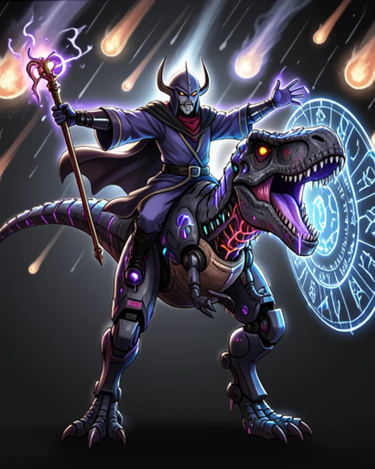Portrait of Meteor death archmage on mageDino 
