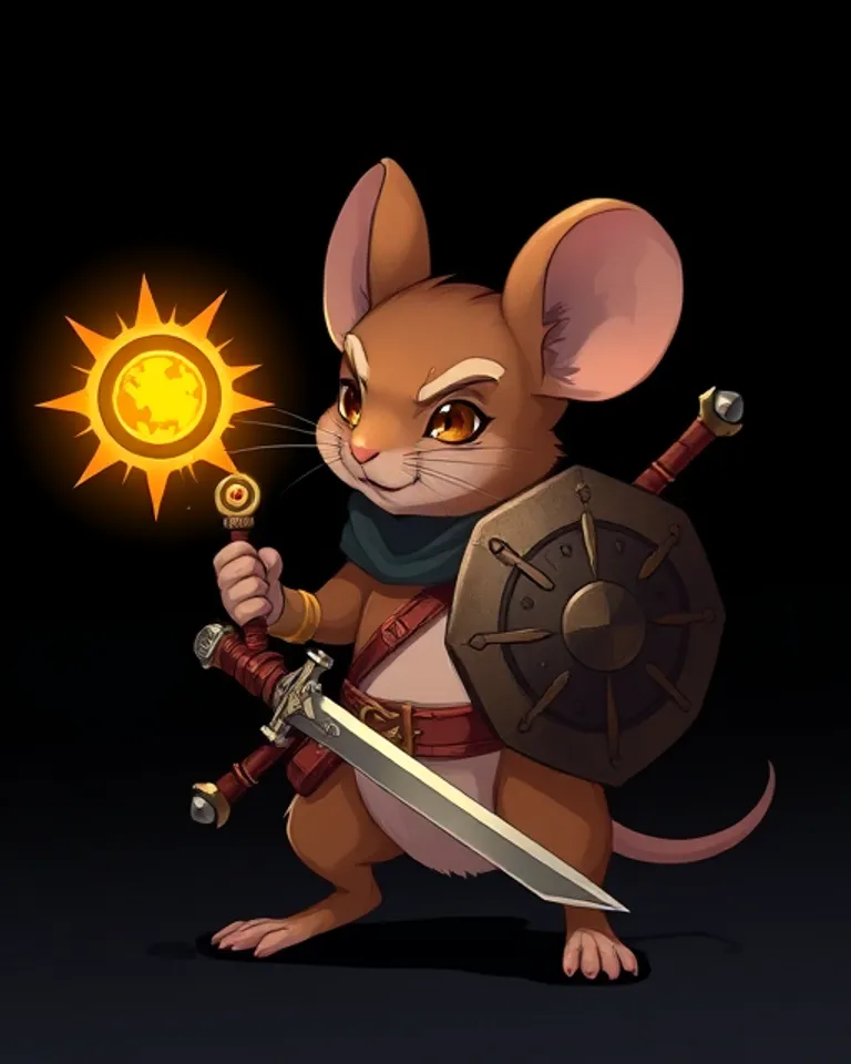 Portrait of Mouse with the Sun Detonator