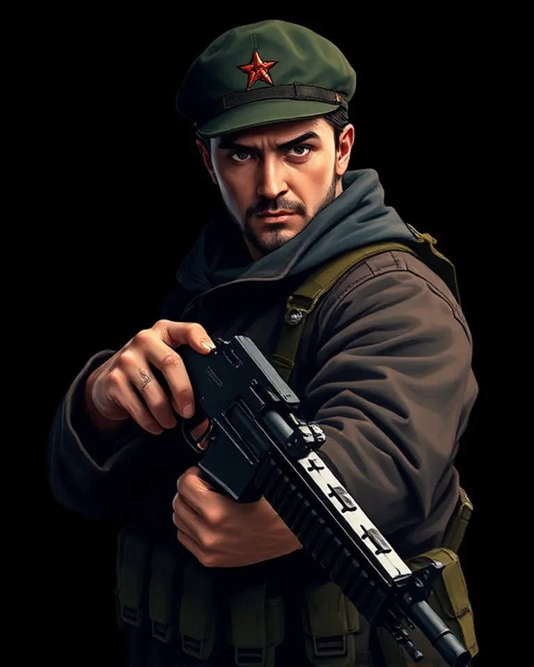 Portrait of WW2 Soviet Partisan