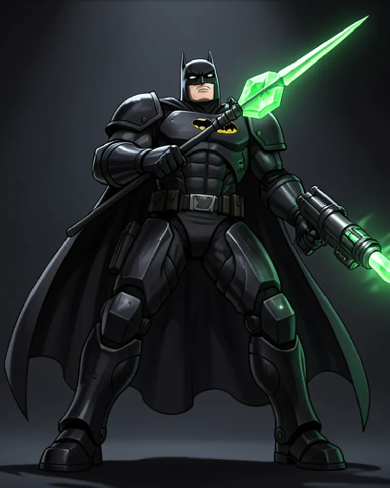 Portrait of Space Batman Marine