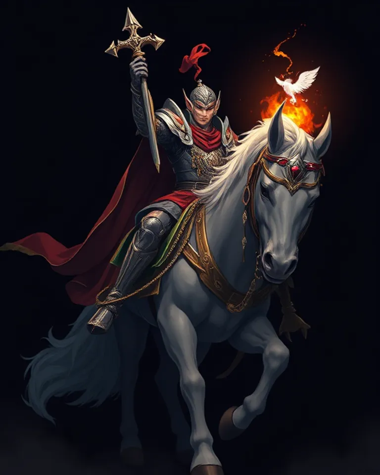 Portrait of Chen the Holy Knight