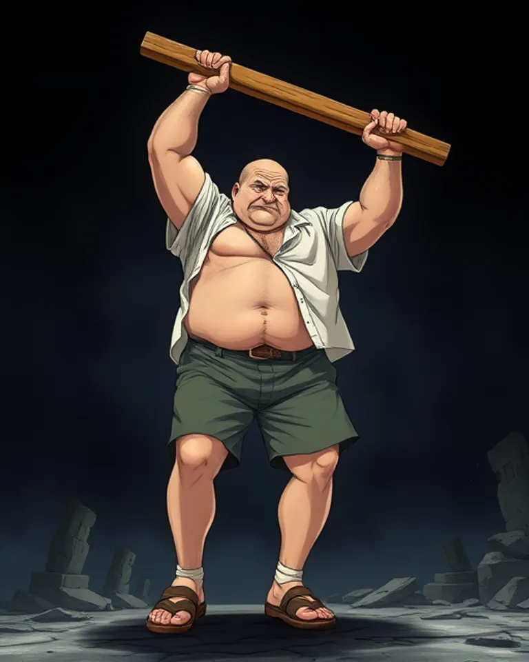 Portrait of Billy, the bald and divorced uncle