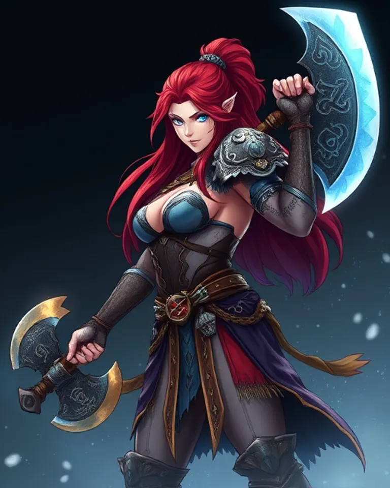Portrait of Mognia, The Rune Smasher