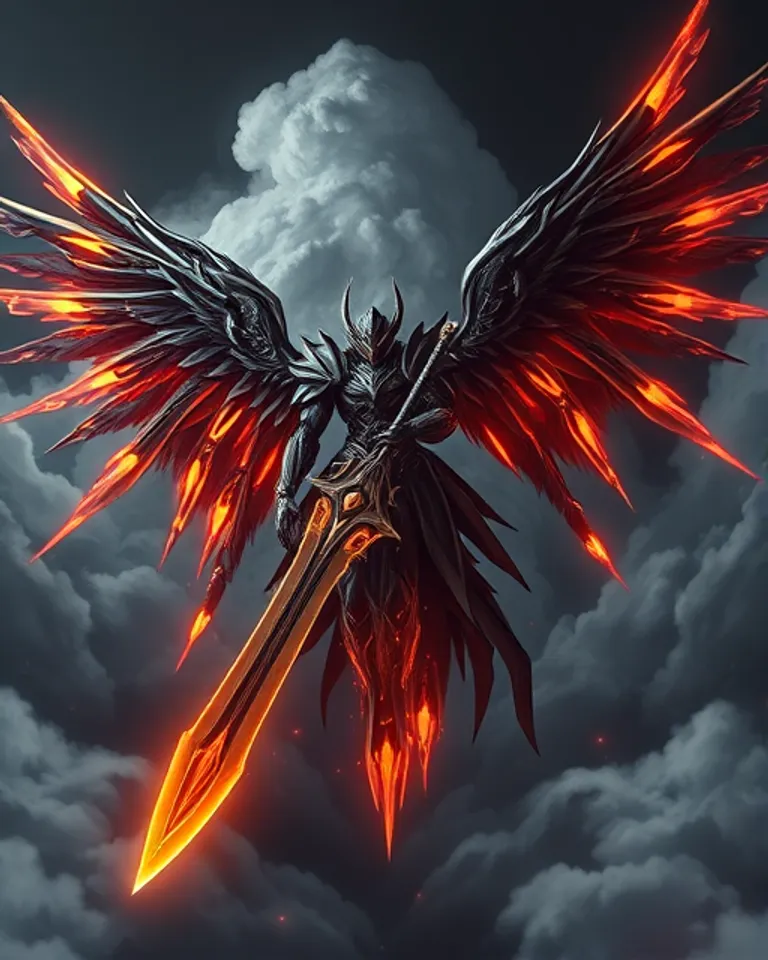 Portrait of Angel of Destruction