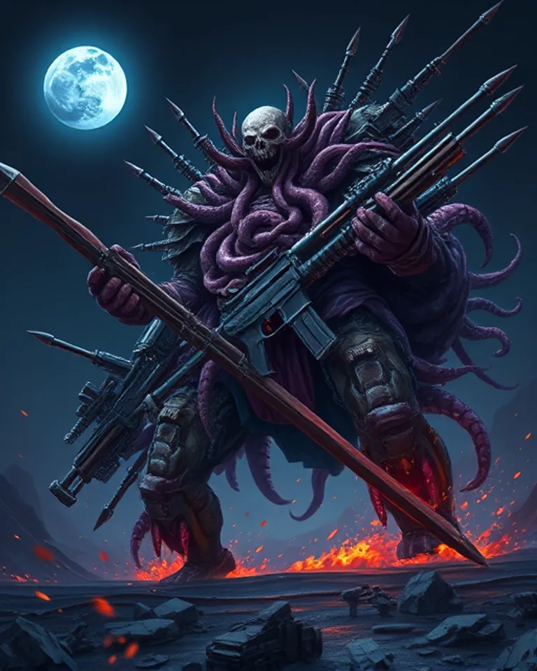 Portrait of The wall of anguish
