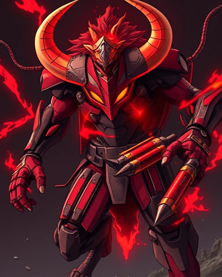 Portrait of The Red Rager
