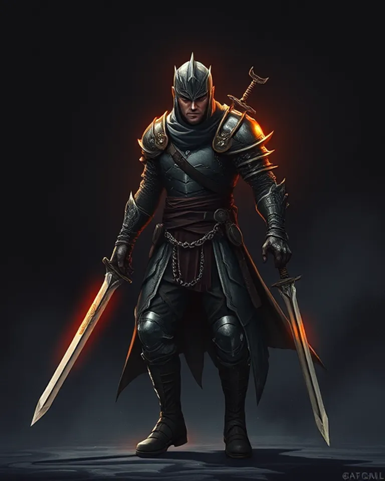Portrait of Kael, The Mercenary