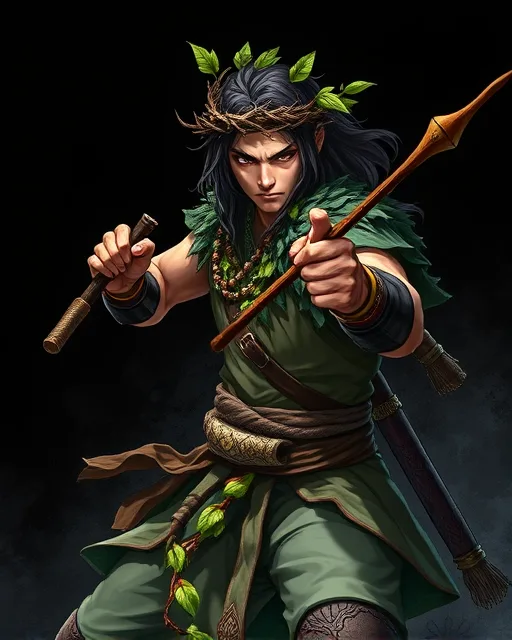 Portrait of Wild Druid
