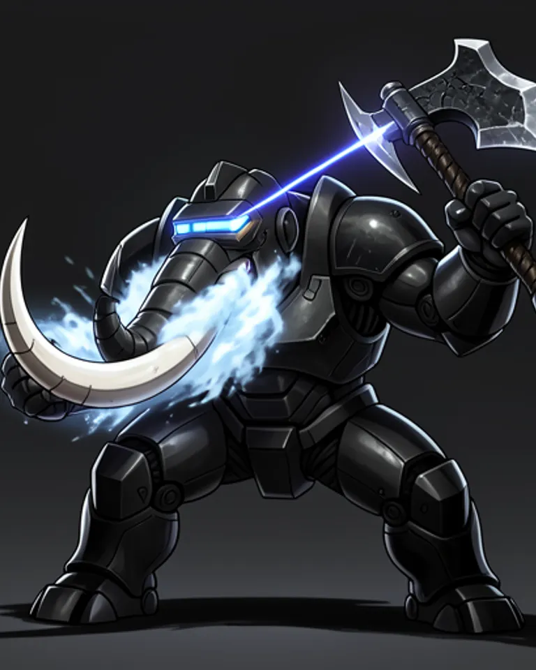Portrait of Mecha Mammoth