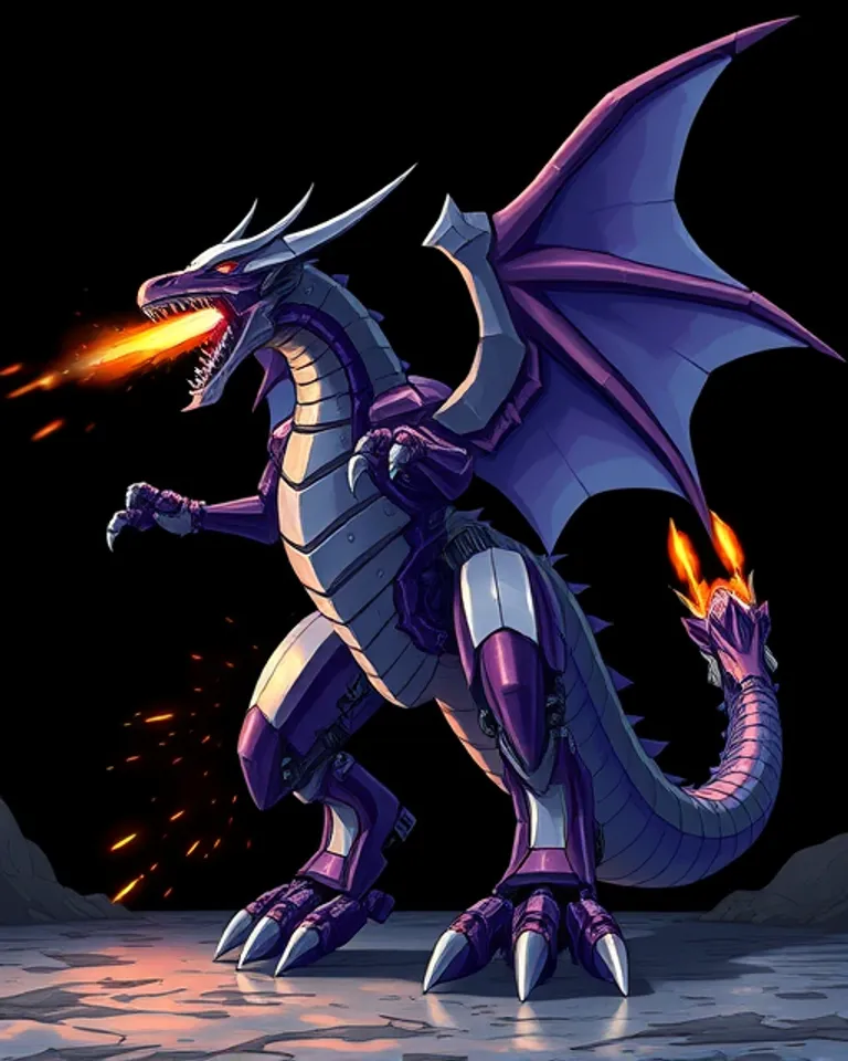 Portrait of Beast Wars Megatron, Dragon Form