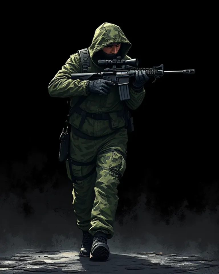 Portrait of The Sniper