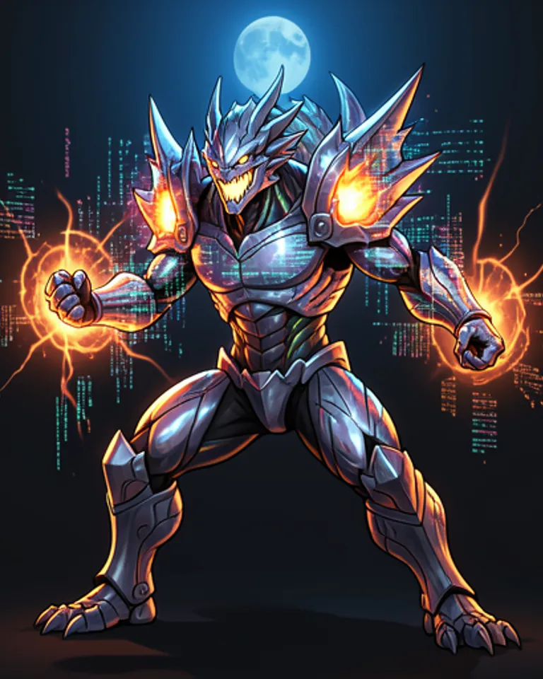 Portrait of Chronixia - the Chrono Dragon King