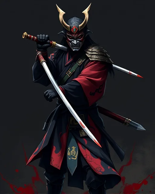Portrait of Blood Ronin