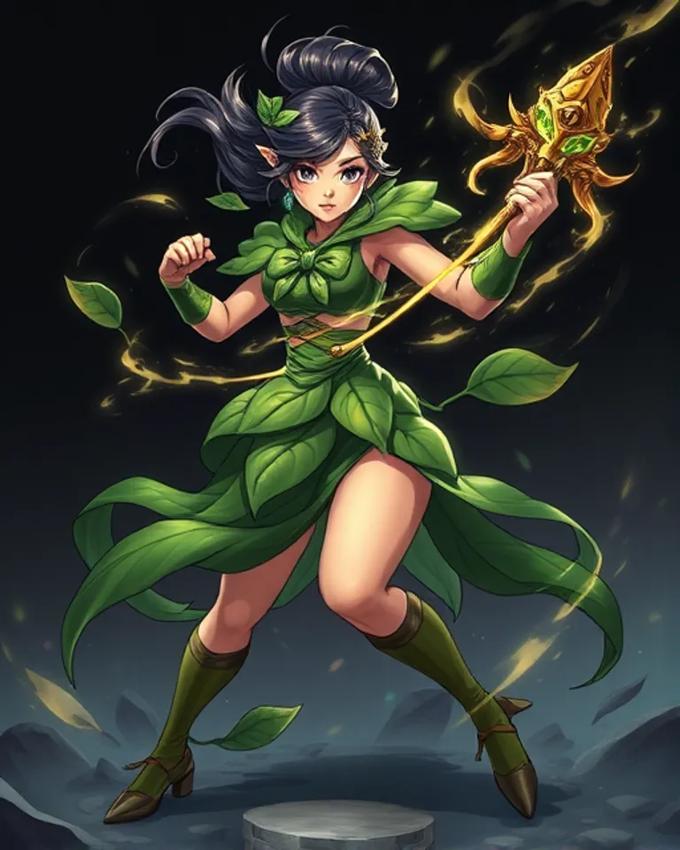 Portrait of Poi the mandrake
