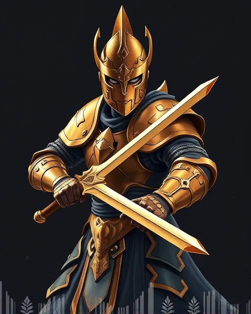 Portrait of Gilded Paladin