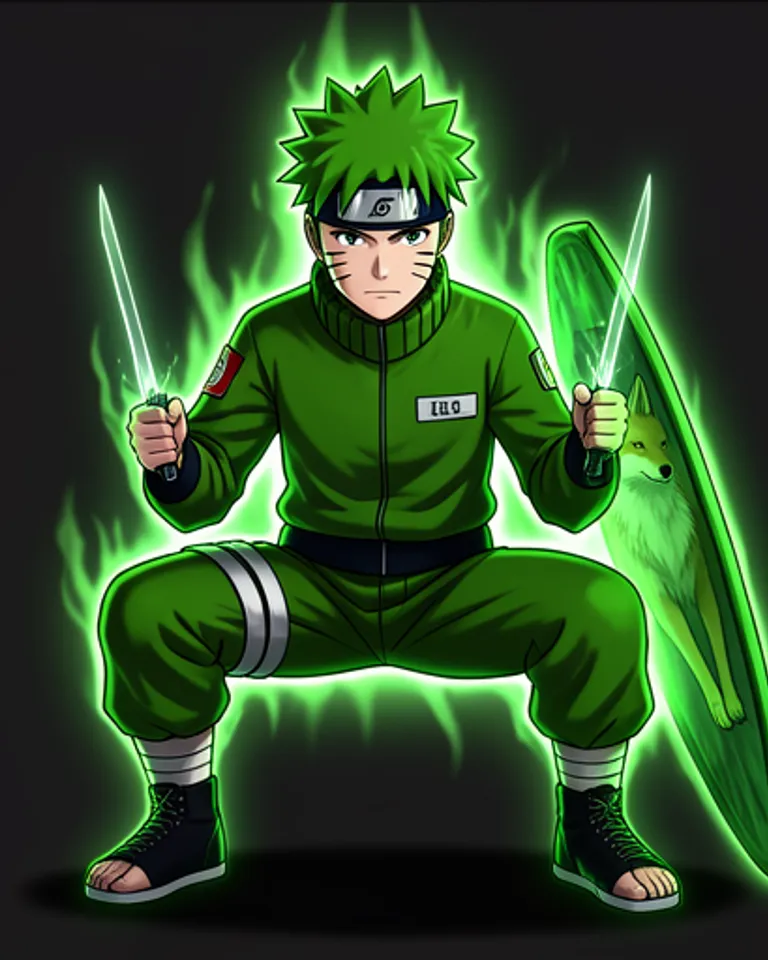 Portrait of Naruto - Medical Style