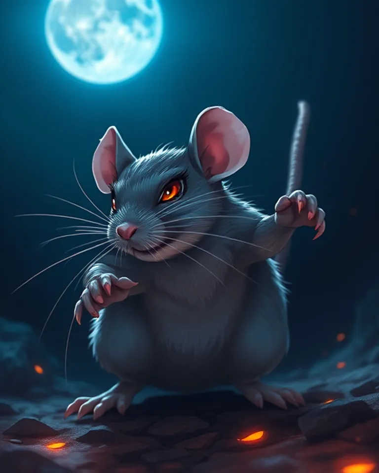 Portrait of Poisonous Irresistible rat