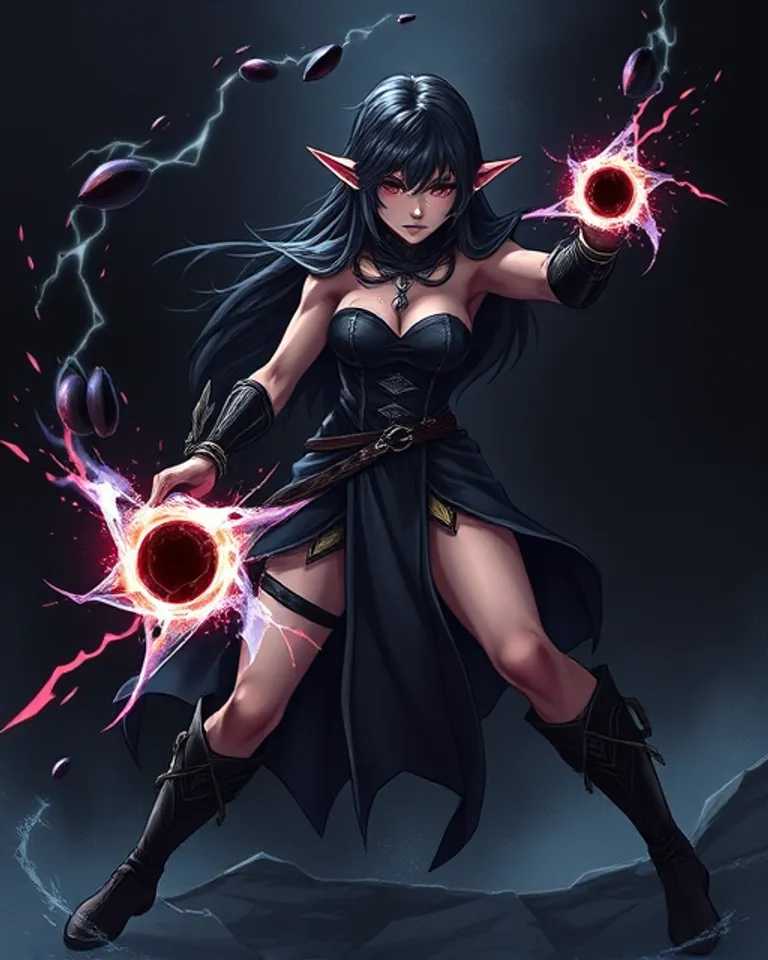 Portrait of Kaileth the magician