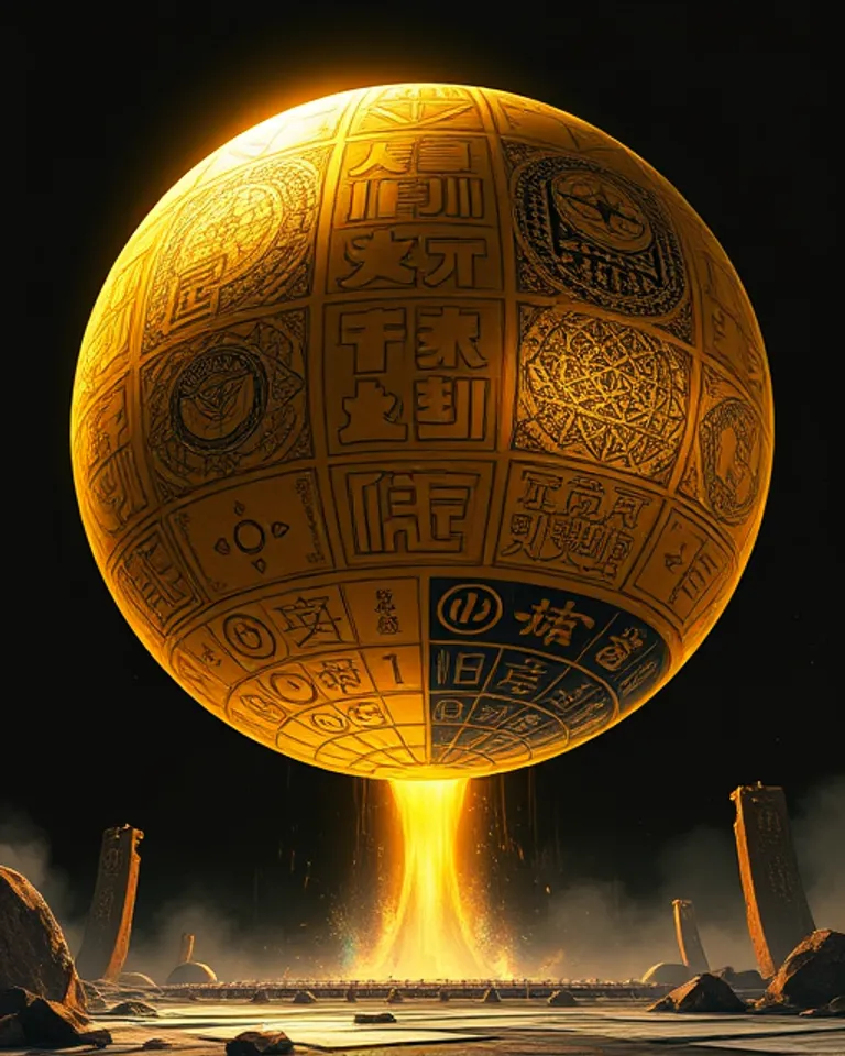 Portrait of Golden Sphere of Truth