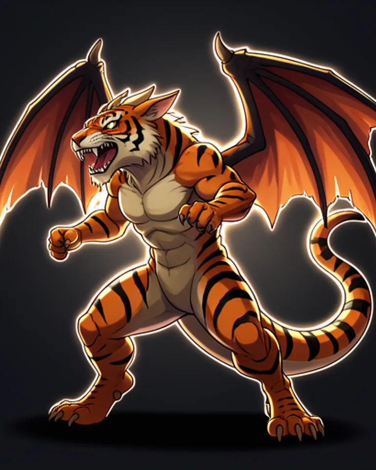 Portrait of The Tiger Dragon