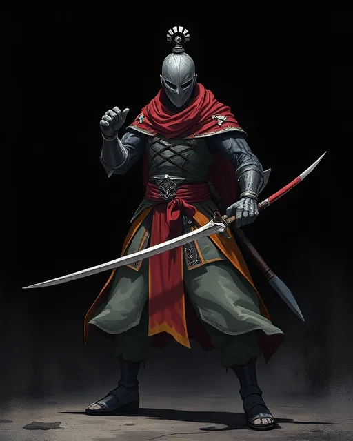 Portrait of Ancient Soldier
