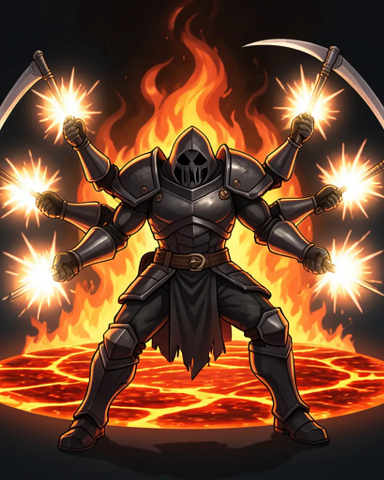 Portrait of GRIM POWER SPEED WINGED REAPER