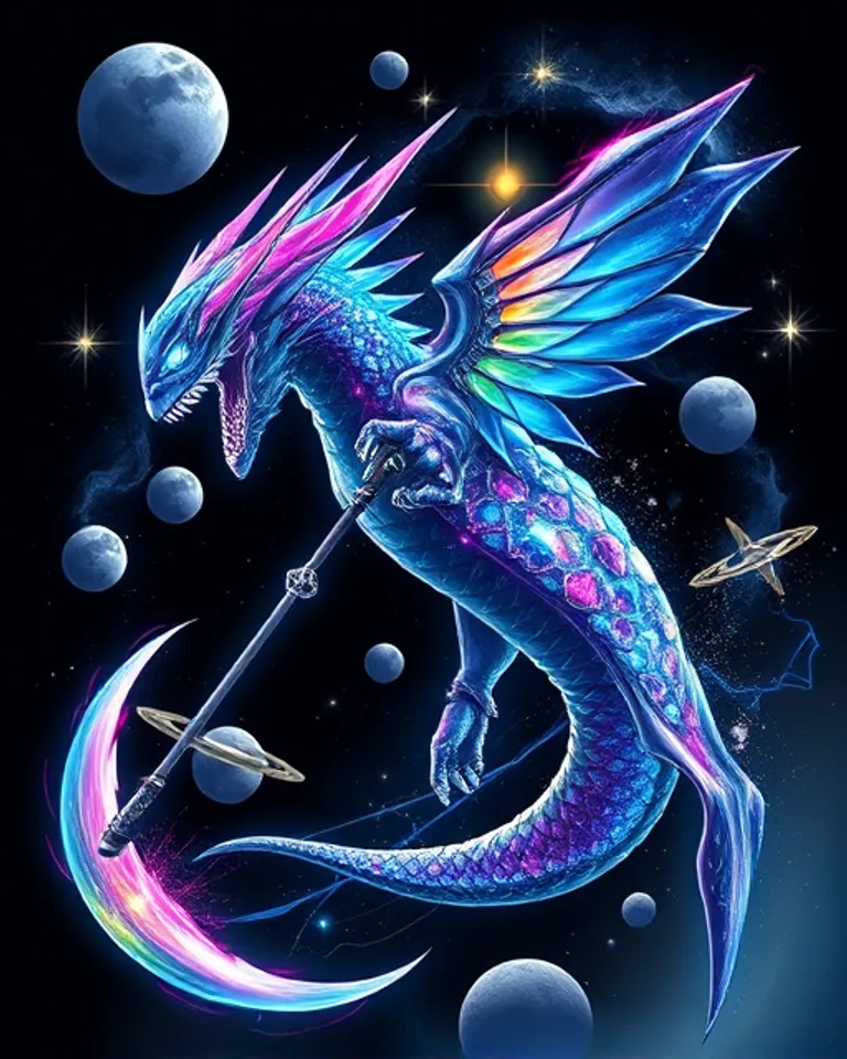 Portrait of Intergalactic Prismfang Leviathin