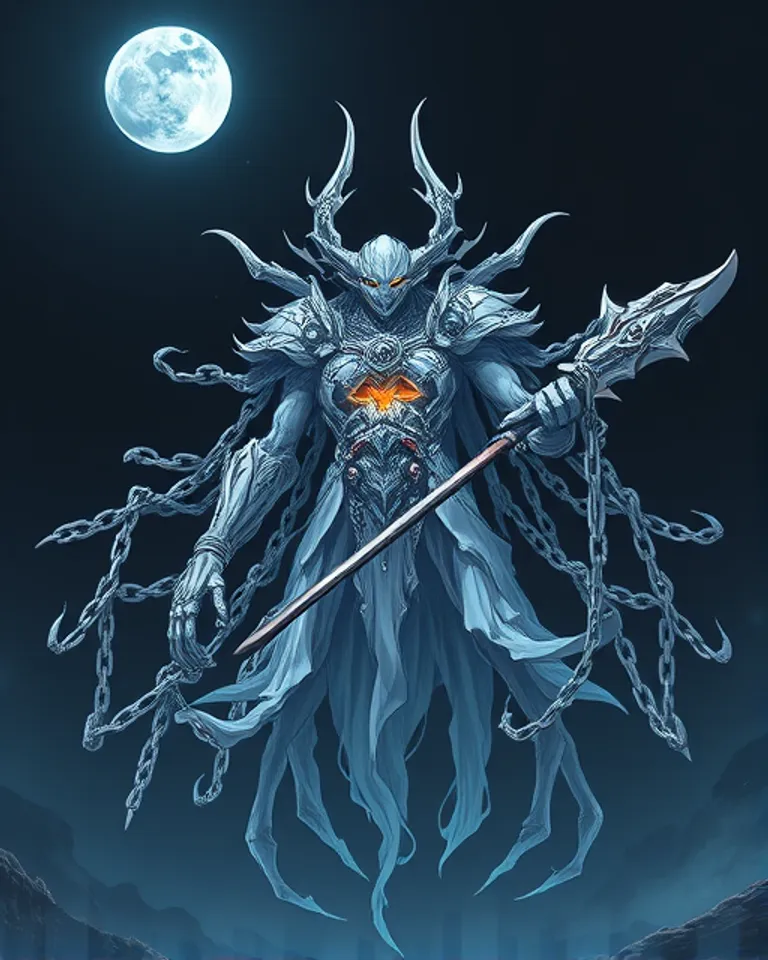 Portrait of The white wraith