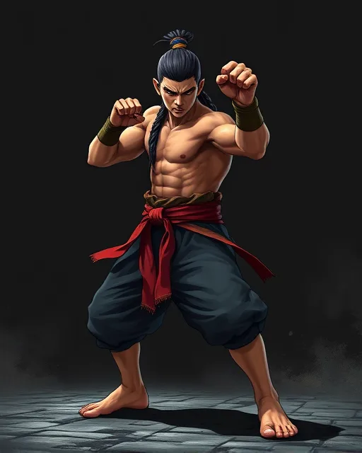 Portrait of Iron Monk