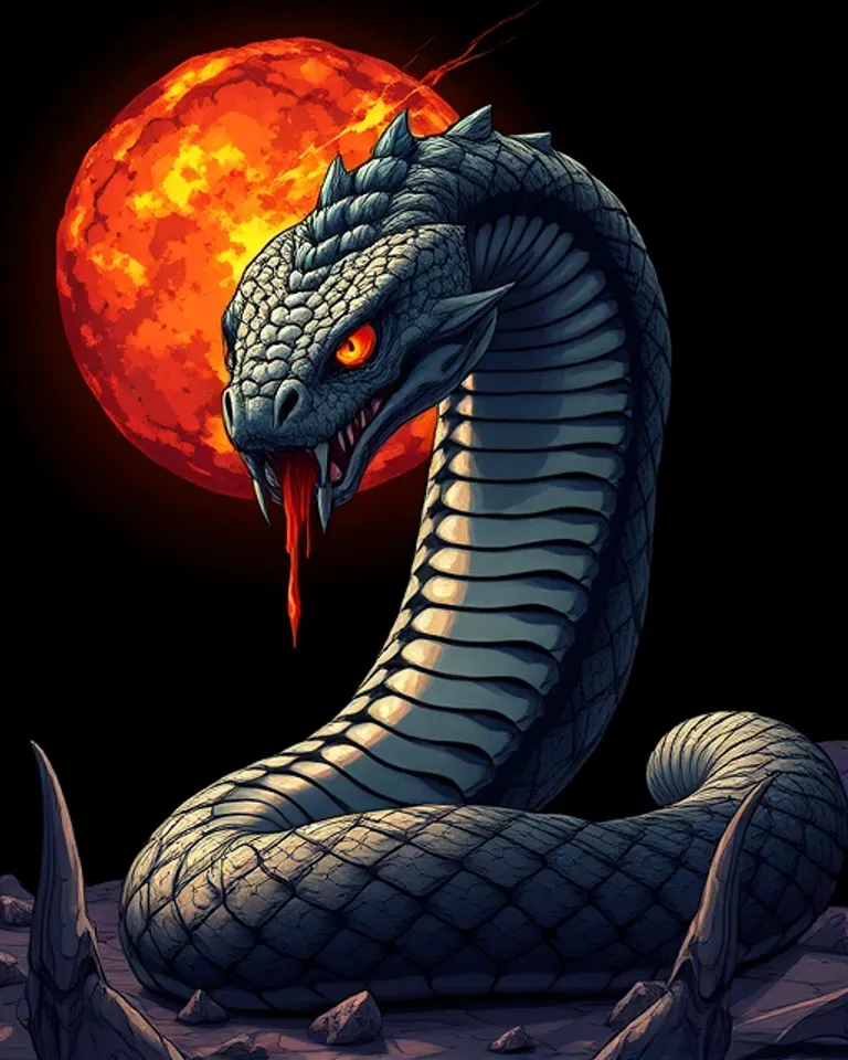 Portrait of K'Aaal the SAndowrm